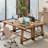 Solid Wood 63" Computer Desk, Home Office Desk