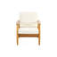 Fauteuil club Willowbrook, design extérieur en bois de teck