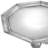 Side Table Verney Antique Silver Plated