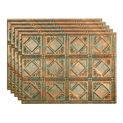 FASÄDE Traditional Style/Pattern 4 Decorative Vinyl 18in x 24in Backsplash Panel