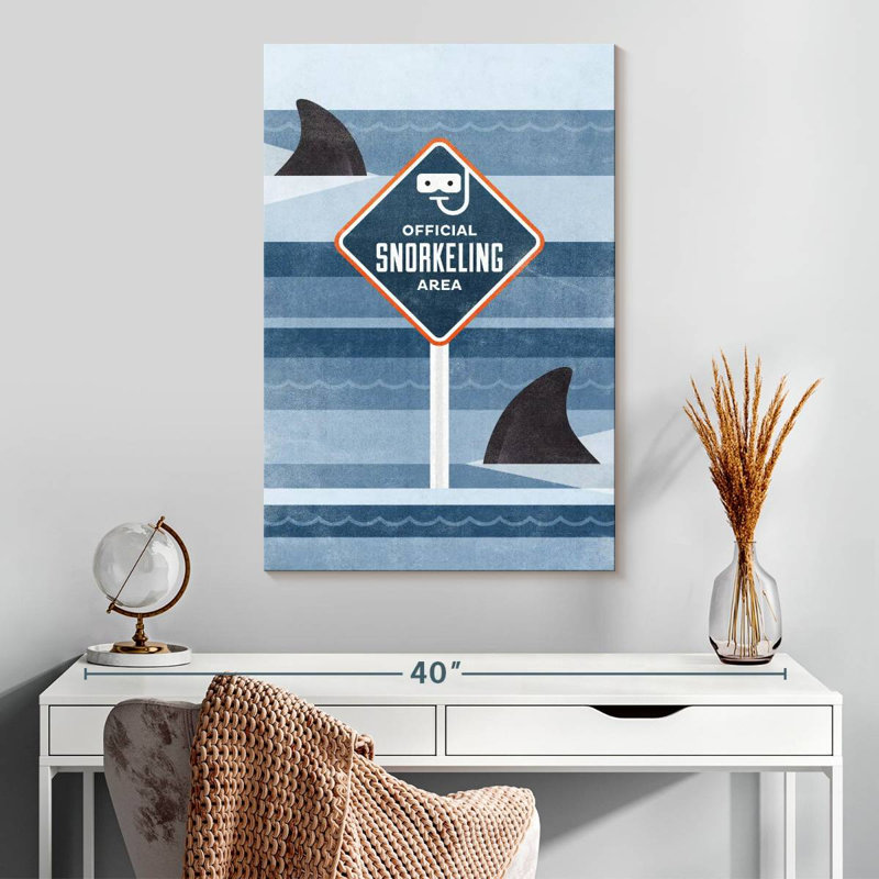 Senne Official Snorkeling Area, 30" H x 20" W