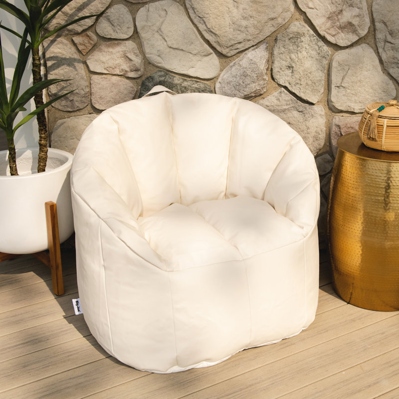 Fauteuil à billes Big Joe Milano, Vinyle blanc