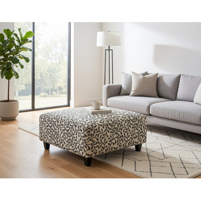 Repose-pieds floral