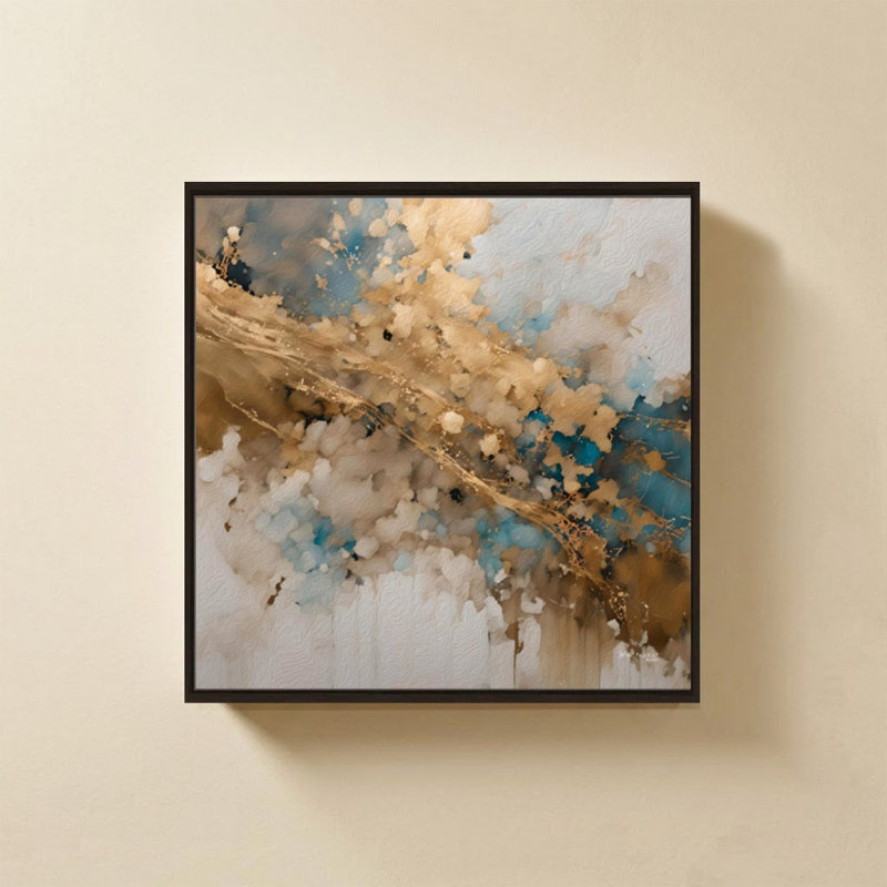 "John 1: 1 The Living Word" par Mark Lawrence, reproduction sur toile, H 39,5 po x l 39,5 po x P 0,75 po, Acrylique encadré