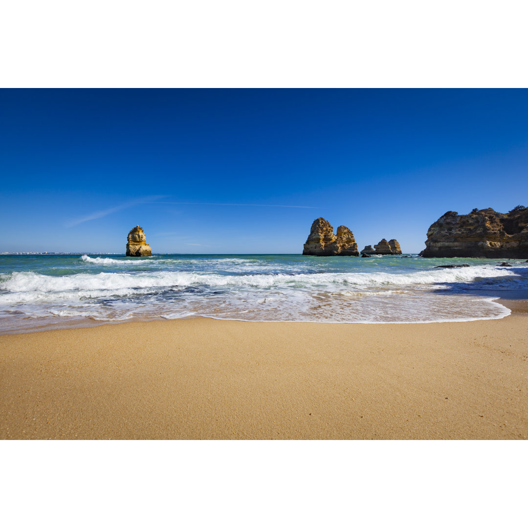 Strand am Atlantik, Küste von Algarce, Portugal