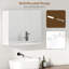W H Medicine Cabinet Mirror