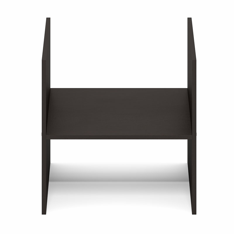 Insertion cubique Furinno CUBICLE, Chêne foncé, 15,1 po x l 12,9 po x H 12,9 po
