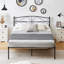 Ensemble de chambre avec cadre de lit et tables de chevet Kempst-1839349579-1839349578