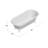 Kristin 70'' x 32'' Soaking Cast Iron Bathtub-702572022-702572021-702572020