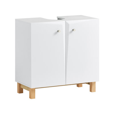 Meservey 60Cm Single Bathroom Vanity Base only in White