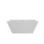 Harmony-T 59" in. x 29 1/2" in. Freestanding Soaking Acrylic Bathtub,with drain 2 in.,Gloss White