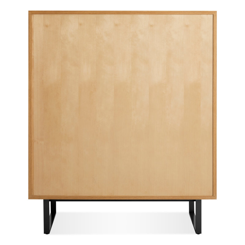 Series 11 5 - Drawer Dresser, Oblivion/White Oak