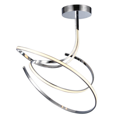 Croteau LED Semi Flush Mount