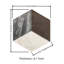 Carrelage hexagonal en pierre texturée 3D Hexagon pour mur, 1 boîte, 12 pièces-112628404-112628400