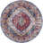 Teshawna Esmay Performance Blue/Red Medallion Rug-1956622837