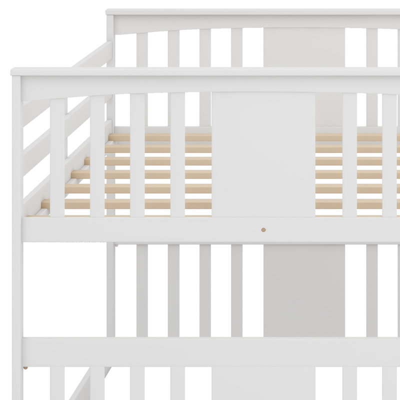 Jericha Kids Full Over Full Bunk Bed, White