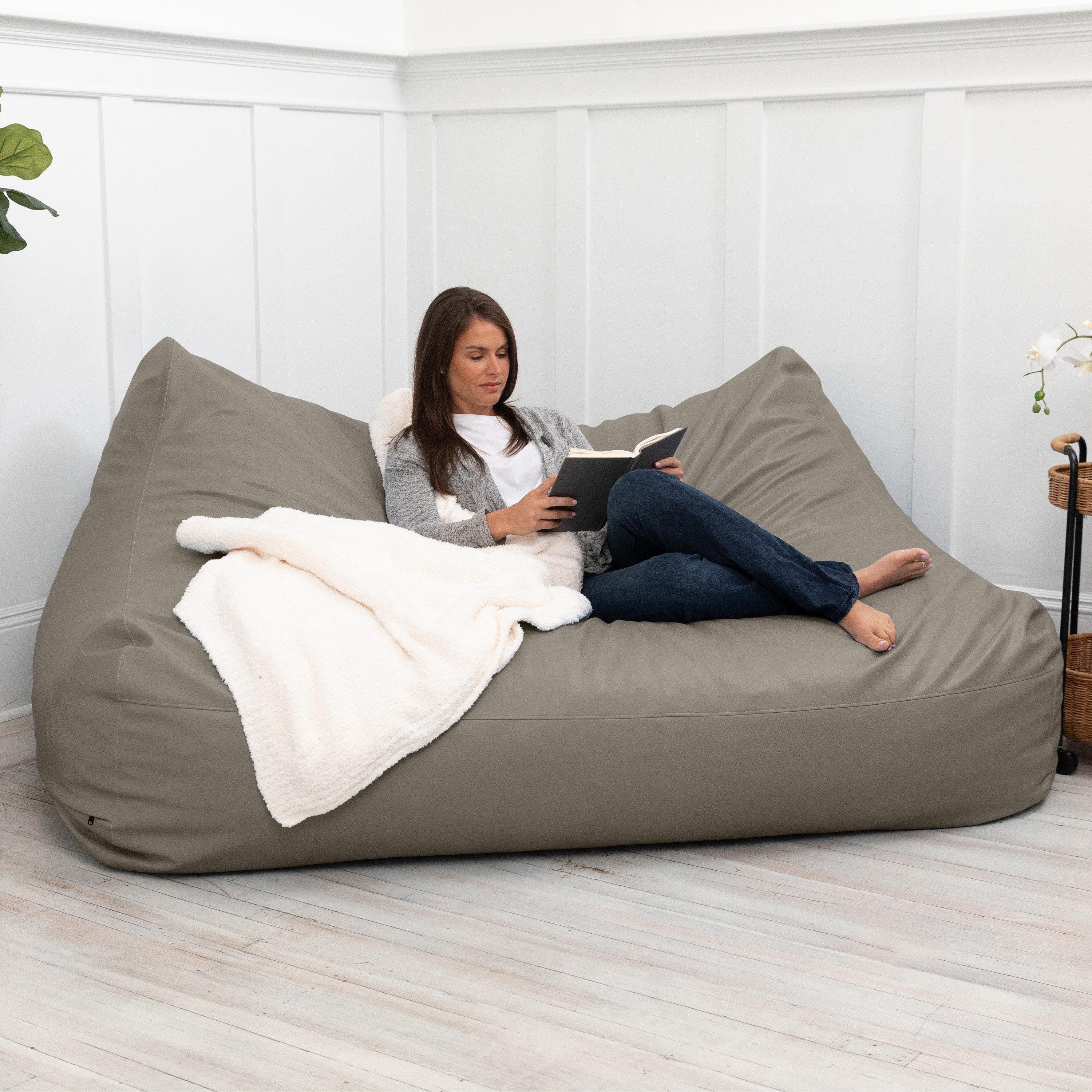 Bean bag online loveseat