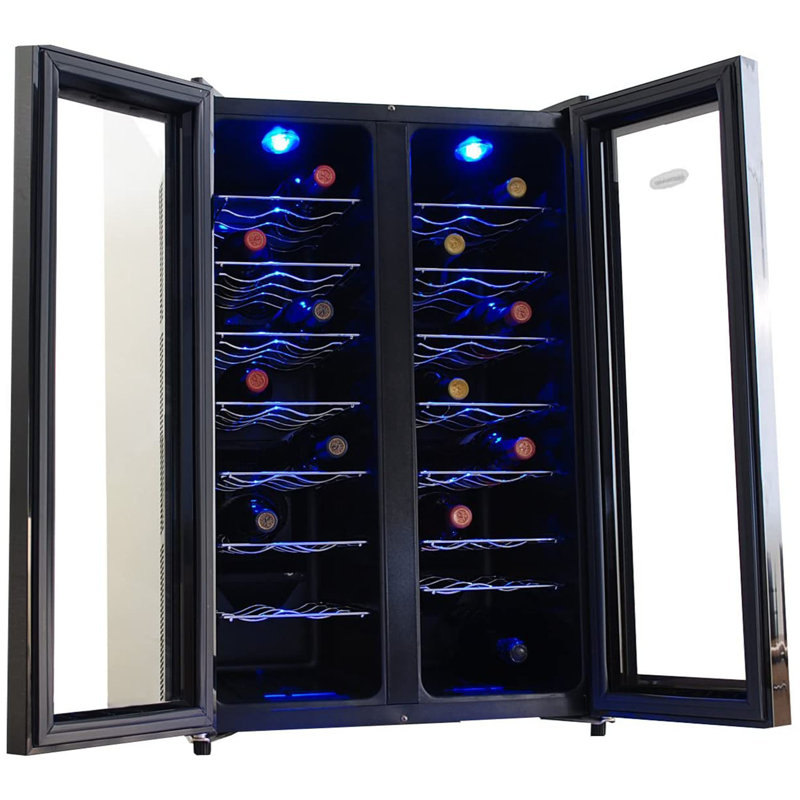 ESI Enterprises Dual Zone 24'' Built-In 32 Bottle Wine Refrigerator