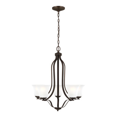 Lustre Empire à 5 lumières Emmons