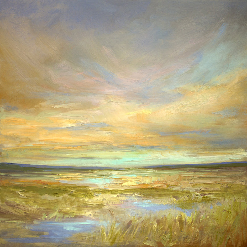 Morning Sanctuary by Sheila Finch - Wrapped Canvas Painting, 30cm H x 30cm W x 3.8cm D