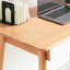 Bureau d'ordinateur en bois massif - Bureau de 47 po de grande taille avec 2 tiroirs, table d'ordinateur de style simple et moderne avec espace pour le bureau à domicile, le travail, les étudiants, le bureau de travail (hêtre)