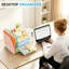 White Mesh 4‑Tier Desk Organizer