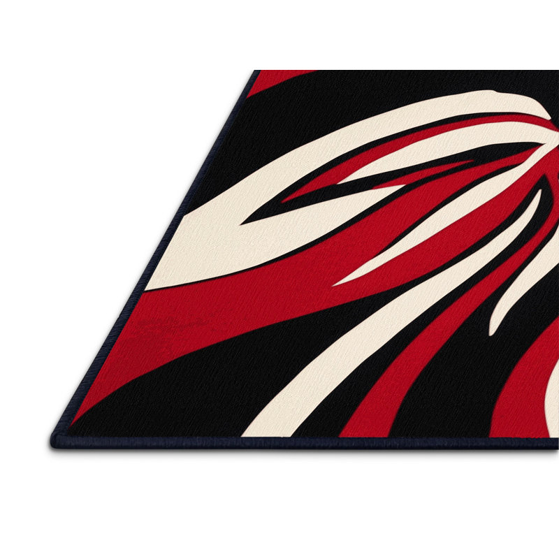 Flame Arc Rug, Rectangle 3' x 5'