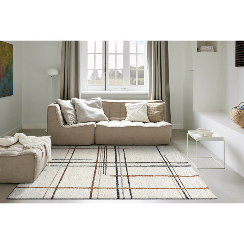 Tapis en polypropylène Arianna pour le salon, la chambre à coucher, la salle à manger et les espaces très passants
