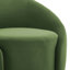 Fauteuil demi-tonneau pivotant rembourré Aunna-1325850114