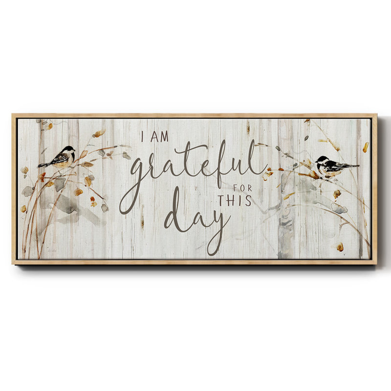 «Heaven and Nature Grateful», toile encadrée, H 8 po x l 20 po