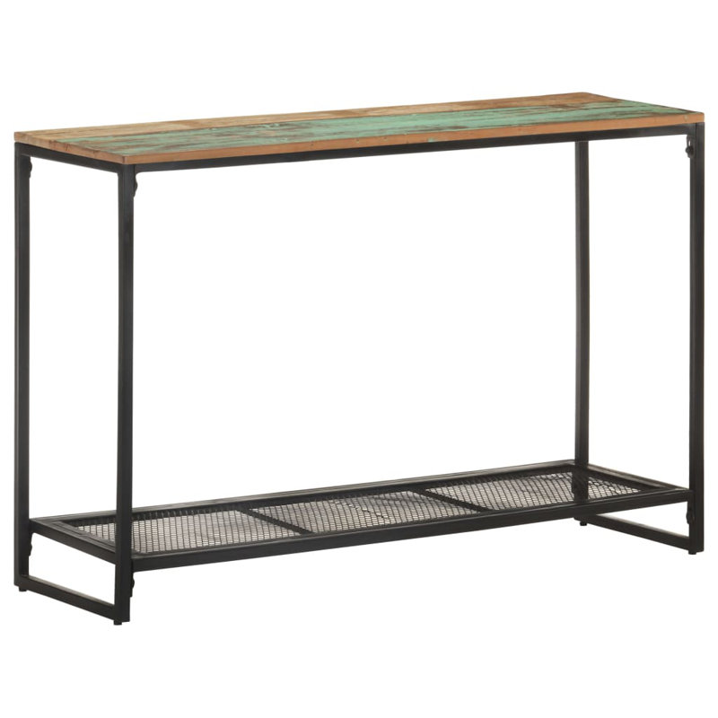 Console Table 43.3"x13.8"x29.5" Solid Mango Wood, Reclaimed Wood