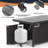 Rectangle Aluminum Propane Smokeless Fire Pit Table with Hidden Fuel Tank-73824930