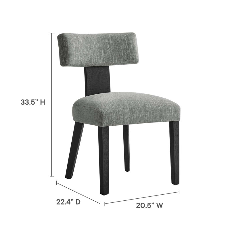 Chaise d'appoint Modway Nalani, Gris, Noir