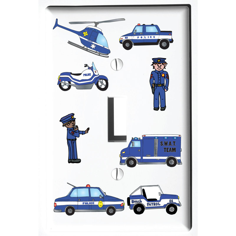 Transportation Themed 1 - Gang Toggle Light Switch Standard Wall Plate