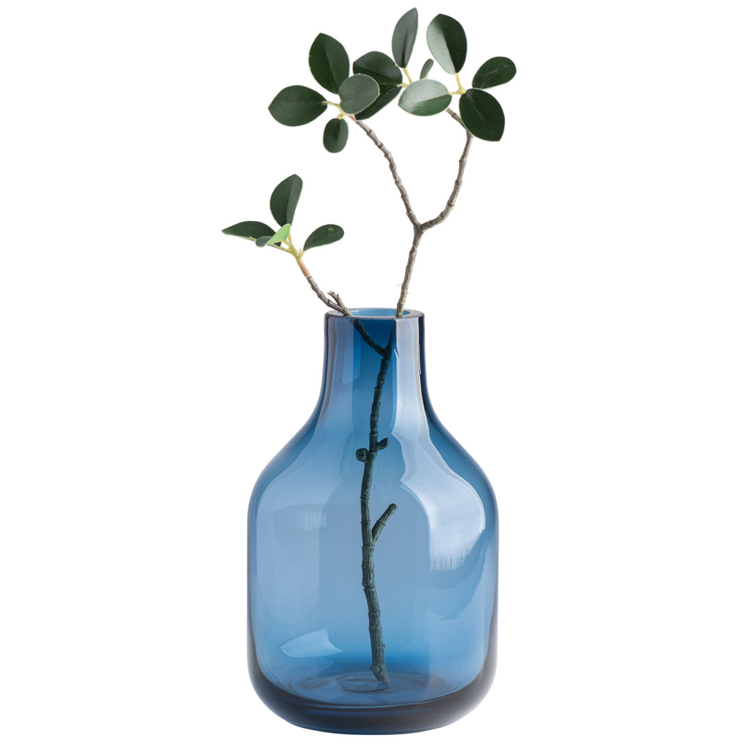Aquista Handmade Glass Table Vase Ivy Bronx 
