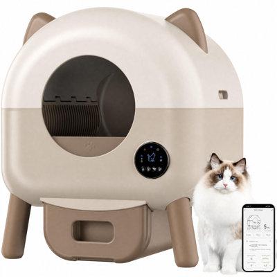 Plastic Self-Cleaning Litter Box