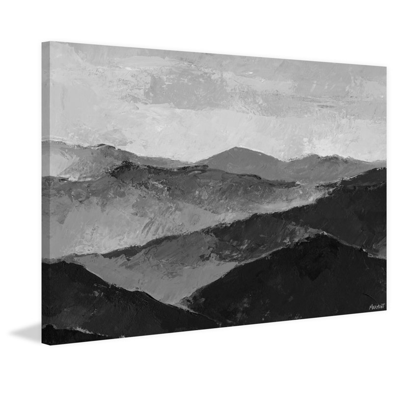 Climbing My Way 1 Piece Wrapped Canvas Painting, 25cm H x 38cm W x 3.81cm D