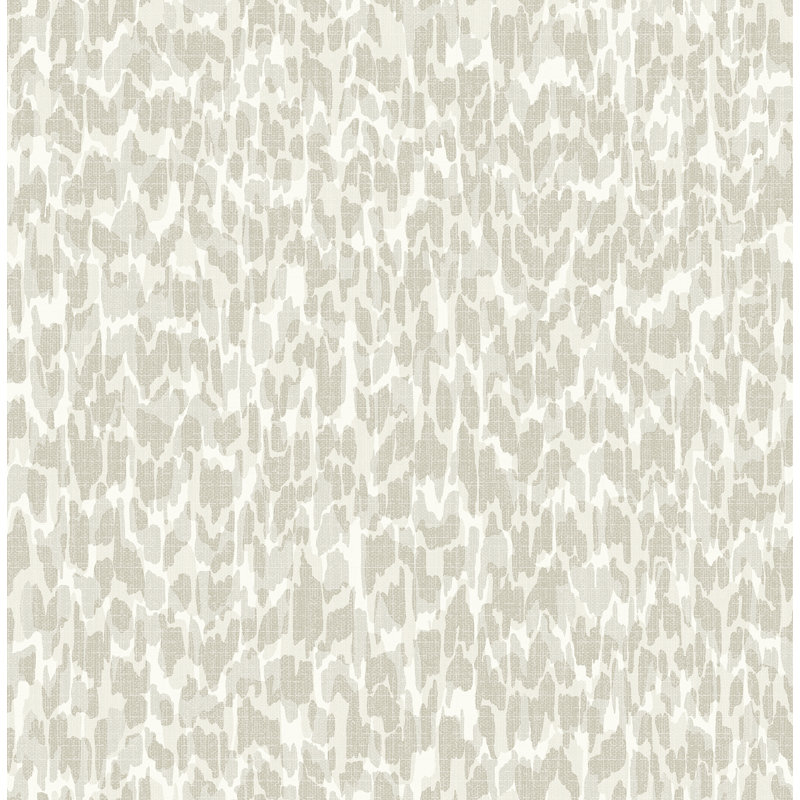 Calypso Abstract Animal Print Luxury Wallpaper, Sand
