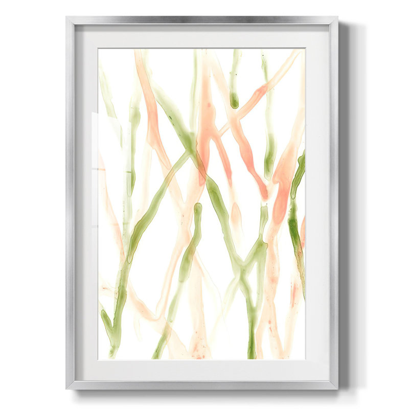 Runnel XIII -Framed Print, Silver