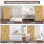 Armoire de rangement polyvalente avec garde-robe et garde-robe-2075273675