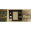 Armoire de rangement murale 35 po x 28 po avec porte miroir, armoire de salle de bain moderne avec miroir, armoire à pharmacie avec 6 tablettes ouvertes-580112818