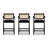 Ergonomic Resin Webbing Back Bar Stool Set for All Settings, Stylish and Durable