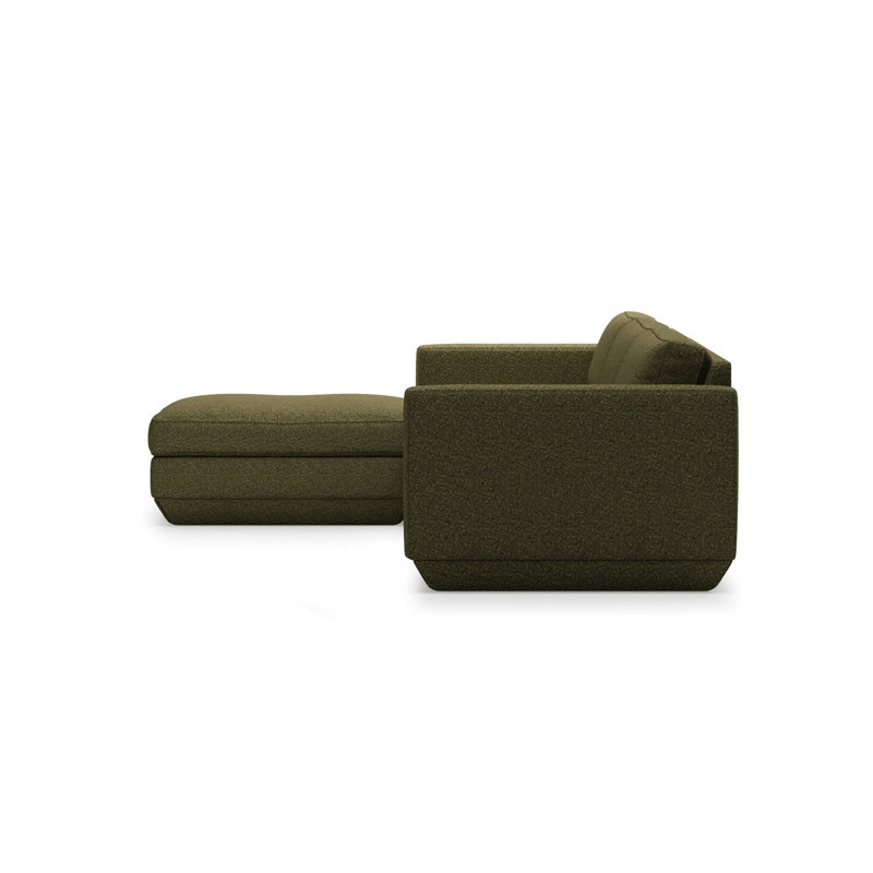 Podium Modular 4 PC Sectional, Left Hand Facing, Copenhagen Terra
