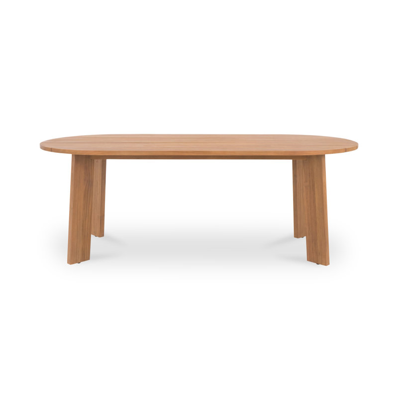 Delta Oval Outdoor Dining Table Natural, Natural