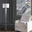 Lampe sur pied 64 po Cecelia