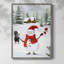 Christmas Holiday Art CCXLVIII Framed Print - Solid Wood-1926970264