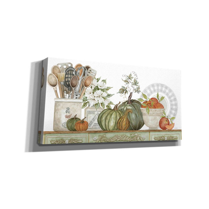 «Kitchen Splendor» par Cindy Jacobs, impression sur toile tendue, H 12 po x l 24 po x P 0,75 po