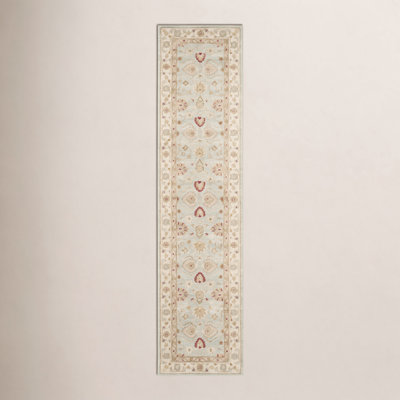Samuel Gray Blue Beige Hand-Tufted Wool Rug