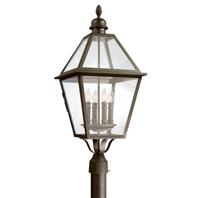 Tête de lanterne incandescente en métal 4 lumières Townsend