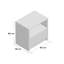 Cicero 1 Drawer Nightstand-479965720